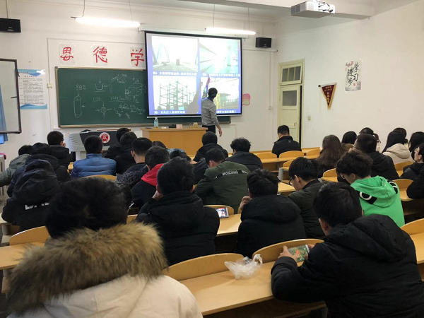 建工学院何晓升博士做《钢管混凝土支架支护技术研究新进展》学术讲座