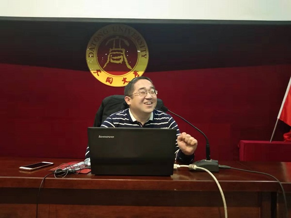 杨继全老师为我校第八届心理委员做学术讲座
