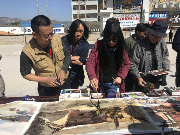 美术学院教师谢媛应邀参加“写生中国”活动