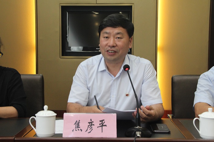 校领导孙彦,刘洪,张策,姚丽英,翟大彤,太行干部学院常务副院长焦彦平